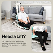 Load image into Gallery viewer, GoRise TX Patient Transfer Lift 500 lb Capacity, Portable Floor-to-Stand with Ergonomic Support