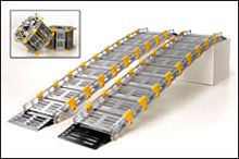 Load image into Gallery viewer, Roll-A-Ramp ® Portable Ramp For Wheelchairs and Scooters