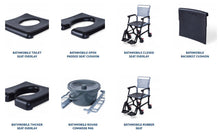 Load image into Gallery viewer, Bathmobile Commode and Shower chair