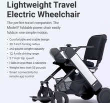 Load image into Gallery viewer, WHILL Model F- Travel Chair