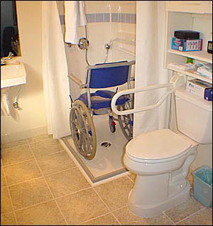 2-Wall Wheelchair Accessible Shower