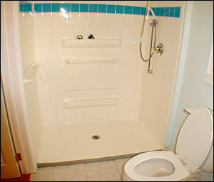 3-Wall Wheelchair Accessible Shower