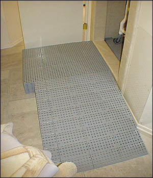 Scratchless Raised Bathroom Shower Ramps - Multiple Sizes – Accessible ...