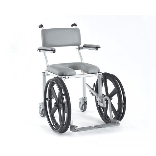 Rolling Shower Commode Chair User Propelled