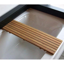 Load image into Gallery viewer, Teak Bathtub Shelf/Seat