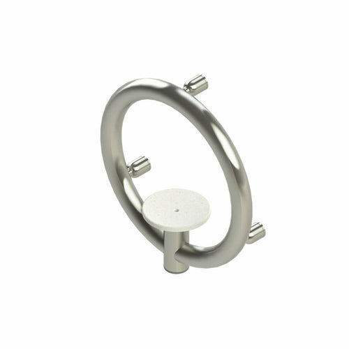 Invisia 2-in-1 Soap Dish with Integrated Circular Grab Bar