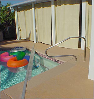 Custom Pool Rail