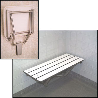 Fold Down Shower Bench