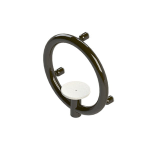 Invisia 2-in-1 Soap Dish with Integrated Circular Grab Bar