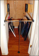 Load image into Gallery viewer, Hydraulic Pull Down Closet Rack