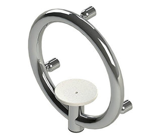Invisia 2-in-1 Soap Dish with Integrated Circular Grab Bar