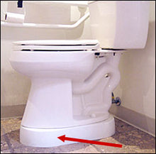 Load image into Gallery viewer, Toilevator Raised Toilet Base